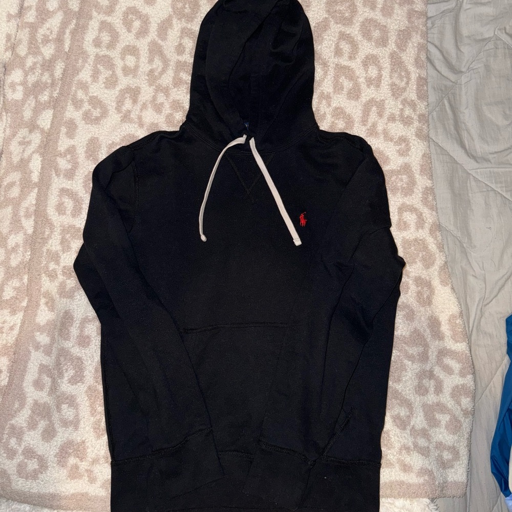 Black Polo Hoodie